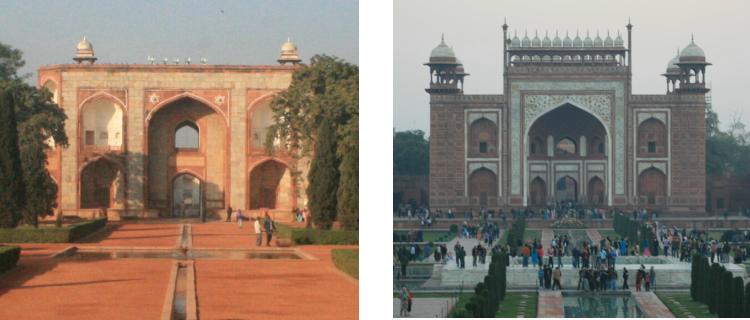 chobl-humayun-vs-taj-mahal-main-gate