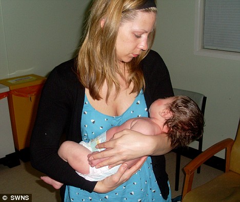 Emily Ashurst with her daughter Amazing Grace Vincent