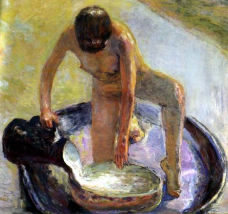 Pierre Bonnard's Nude Crouching In The Tub