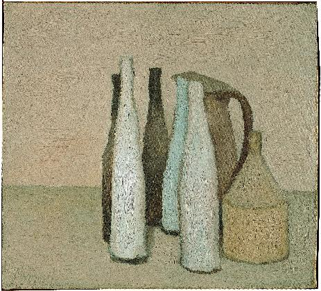 조르조 모란디, <정물>, 1951 캔버스에 유채, Museo Morandi, Bologna-Italy (V.788)