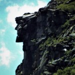 Old Man of the Mountain in New Hampshire 1-1 (Nathaniel Hawthorne (July 4, 1804 – May 19, 1864) 의 소설 The Great Stone Face(1850)의 배경이 된 것.