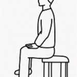Meditation, chair sitting 1-2