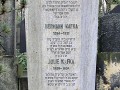 Grave of Kafka, Jewish Cementery, Prague, Czechia. 1
